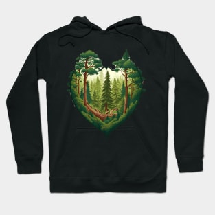 Nature Lover Deer - Designs for a Green Future and Hunters Hoodie